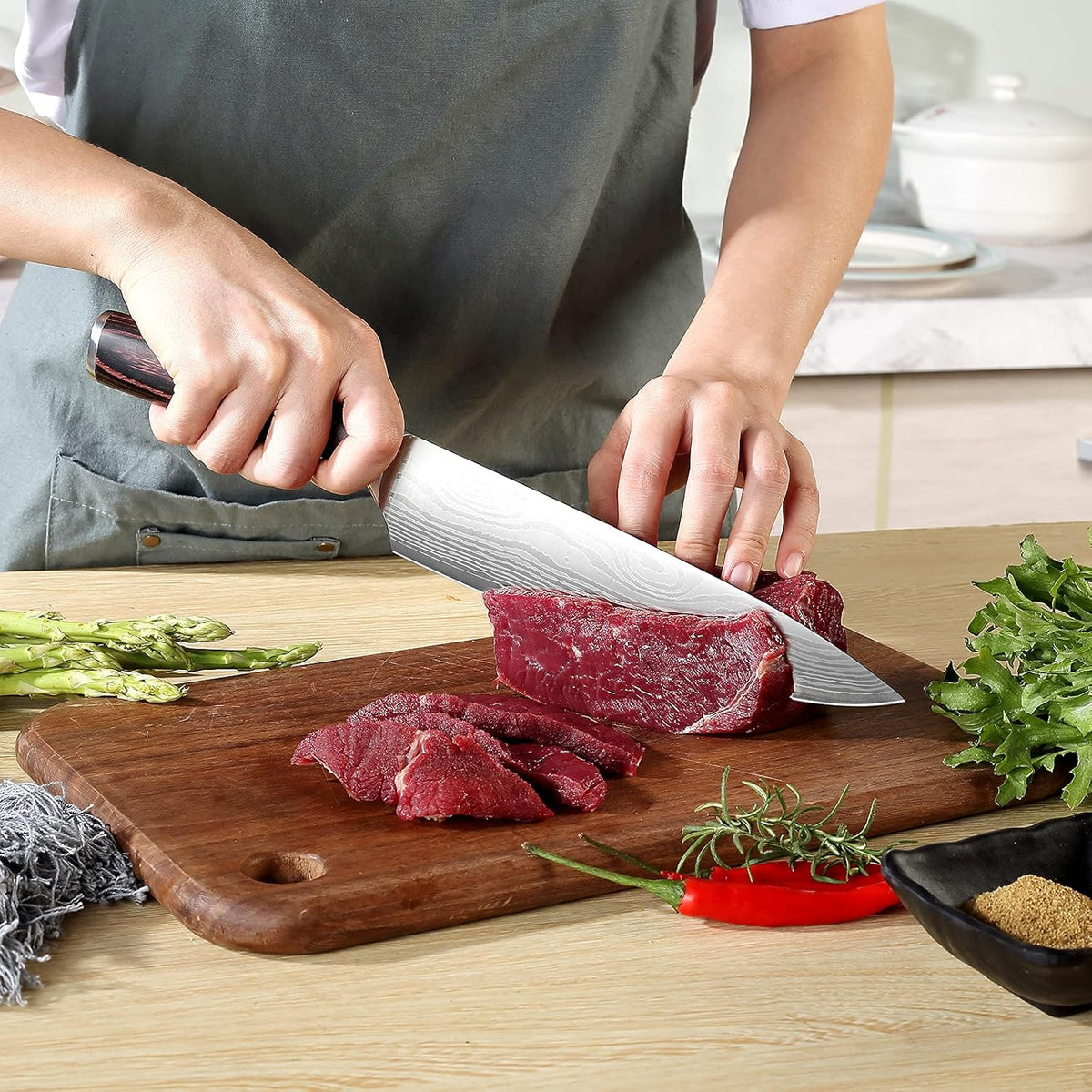 3 Pieces German High Carbon Stainless Steel Knife Set C597658