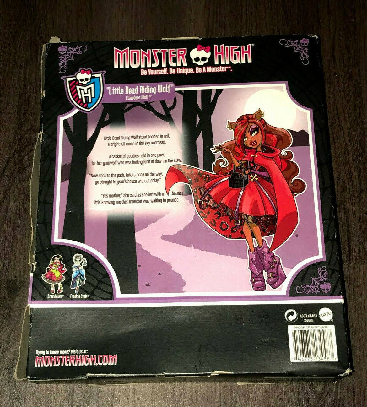 Little Dead Riding Wolf Clawdeen Doll S8198