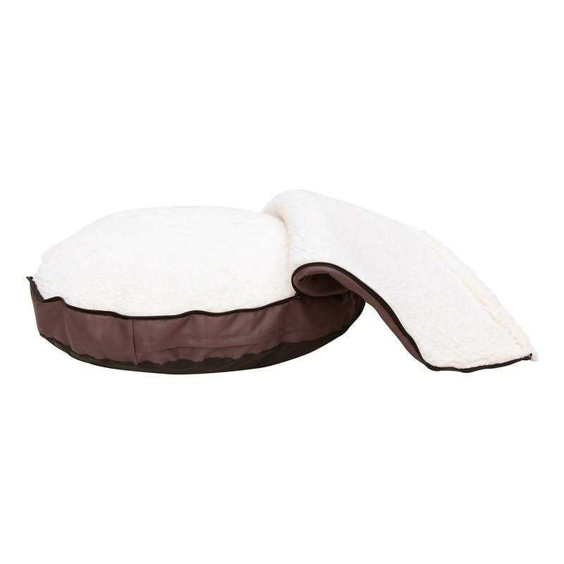 Oxford Sherpa Pet Cave and Round Pet Bed C505773