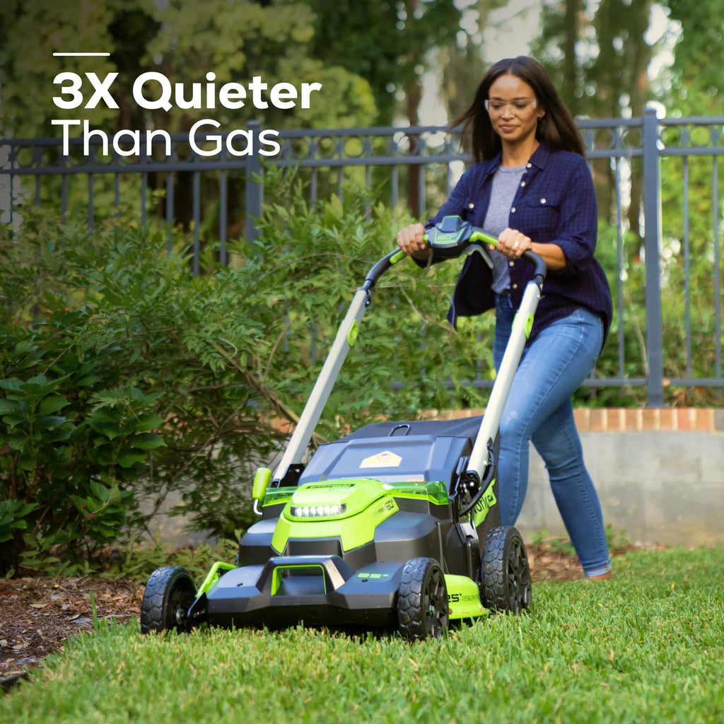 60V Cordless Self-Propelled Lawn Mower with 4.0Ah Batteries & Charger U91468
