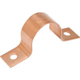 3/4 in. Wrot Copper Two-Hole Copper Tube Strap O950