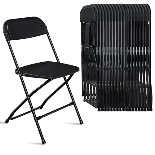 White 6pcs Folding Plastic Chair I99487