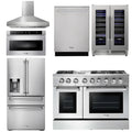 48 Dual Fuel Range, Range Hood, Refrigerator, Dishwasher, Microwave, Wine Cooler P926