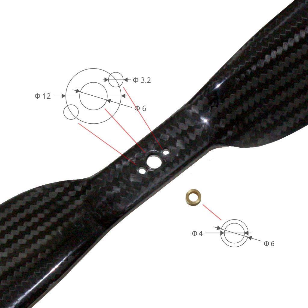 14x5 Carbon Fiber Propellers D94511
