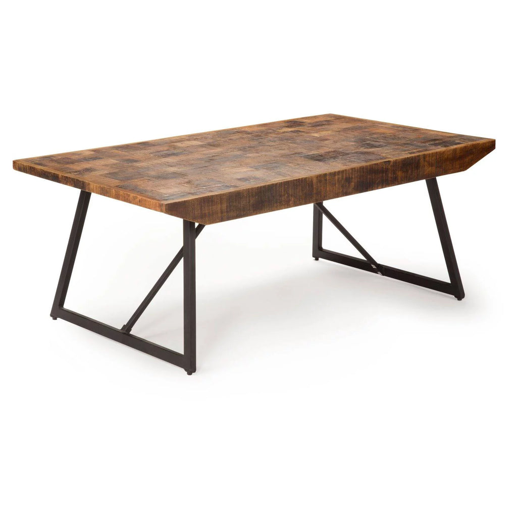 Brown Wood Cocktail Table X50092