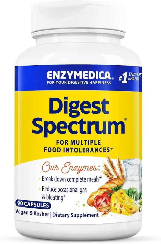 Vegan Non-GMO 90 Capsules Digestive Supplement E4821