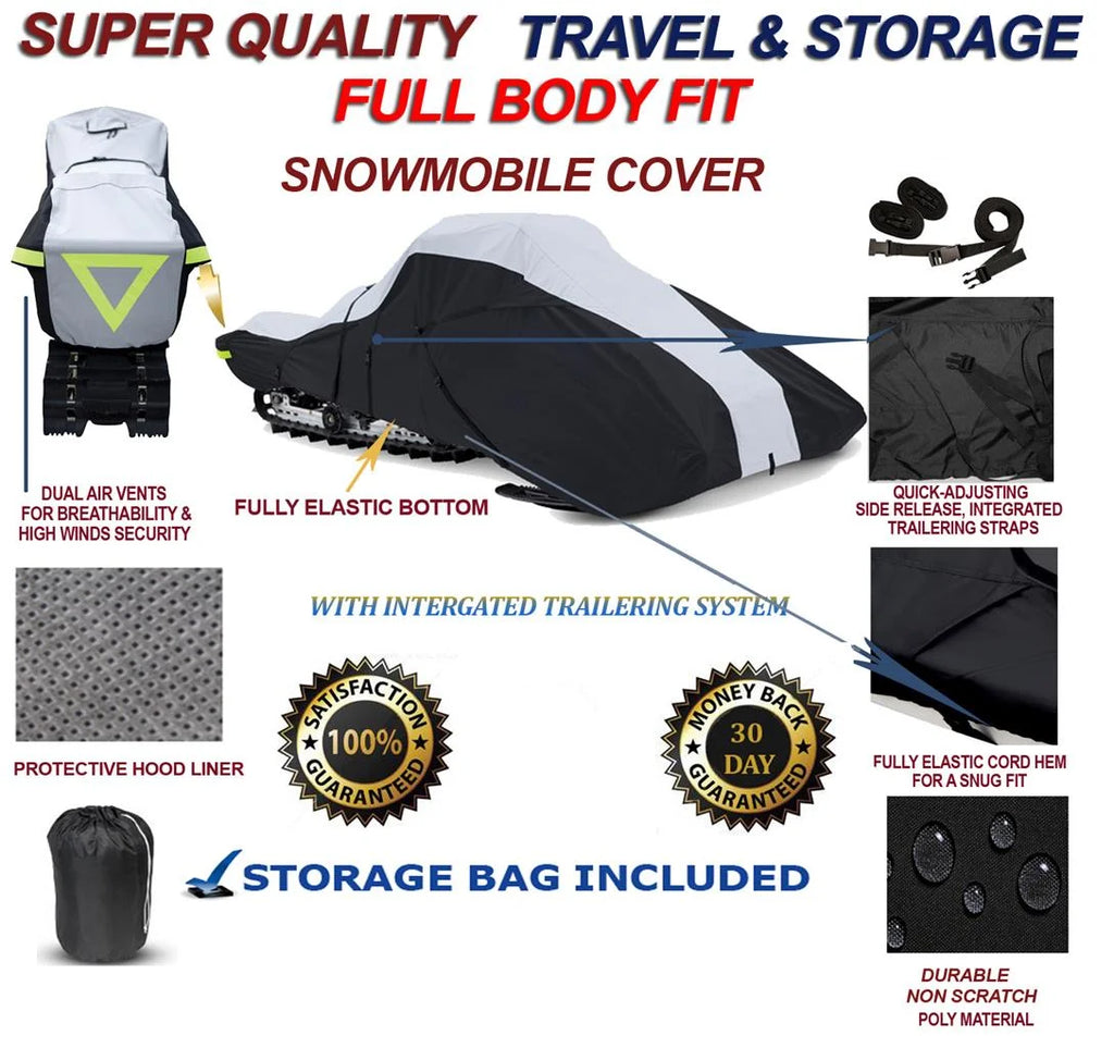 600 Denier Full Fit Snowmobile Travel and Storage Cover G718