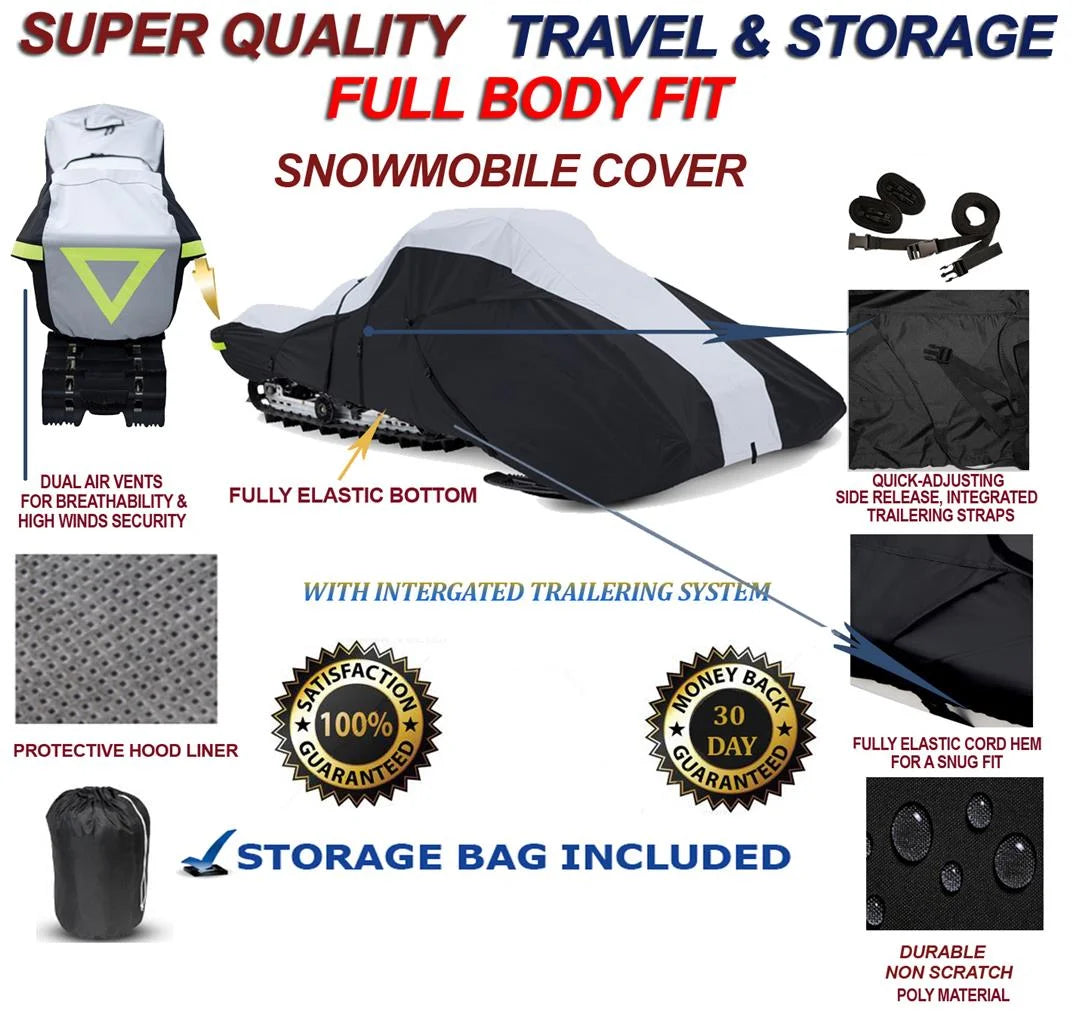 600 Denier Full Fit Snowmobile Travel and Storage Cover G718
