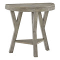 Wood Chairside Table R617