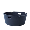 Midnight Blue Round Basket I423413
