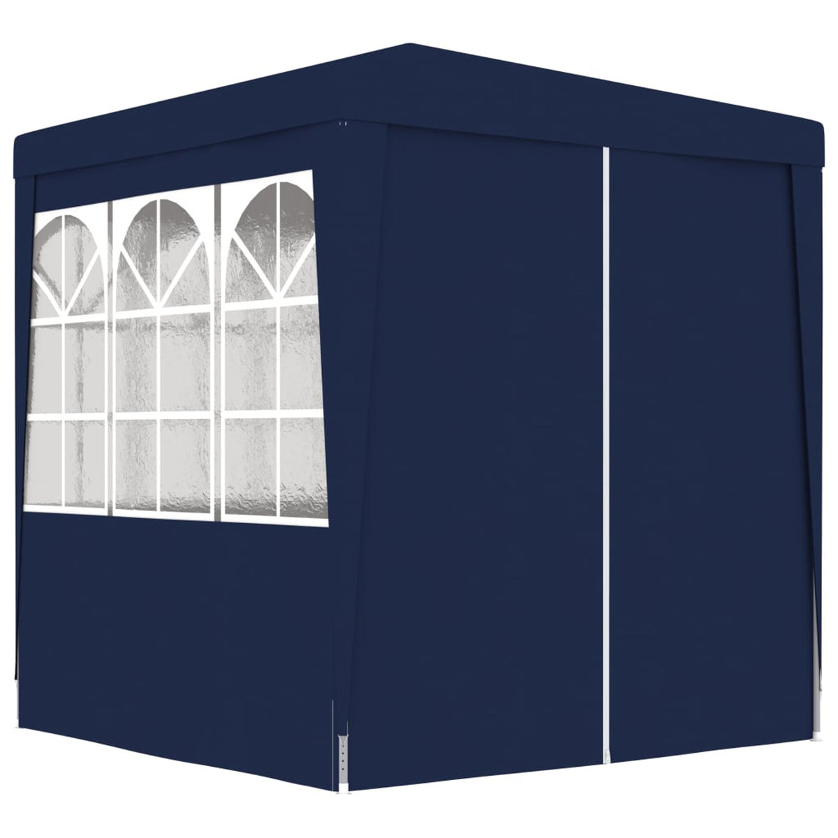 6.6'x6.6' Blue Party Tent with Side Walls Q612