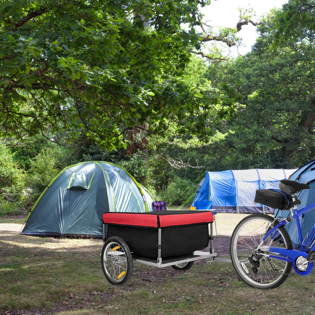 Bike Cargo Trailer with Folding Frame and Quick Release Wheels R1603