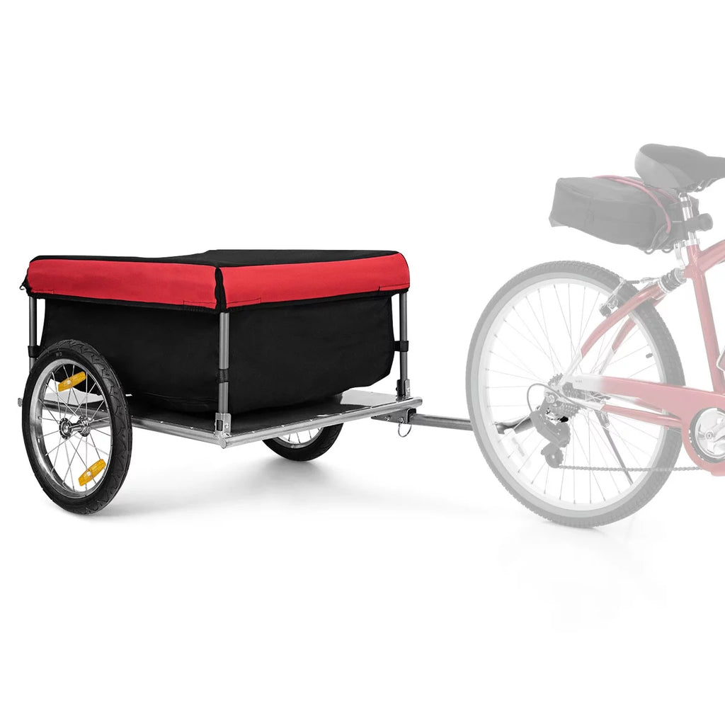 Bike Cargo Trailer with Folding Frame and Quick Release Wheels R1603