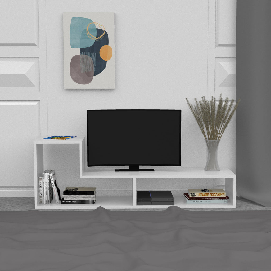 L Shape TV Console Table Set of 2 R7256