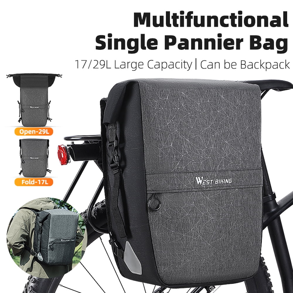 Expandable Bike Rear Seats Bag Cycling Bag U252707