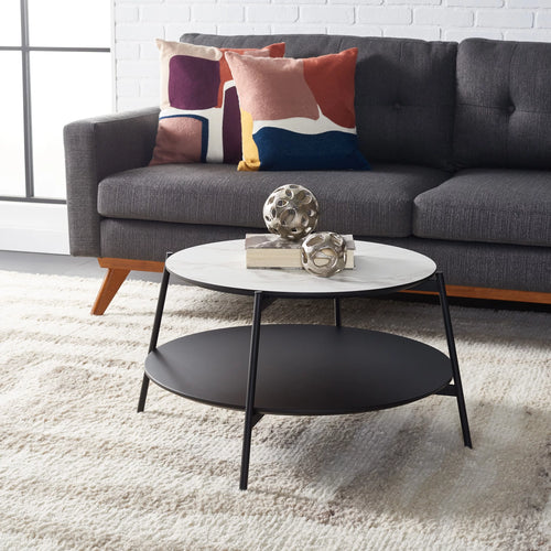 2-Tier Round Coffee Table W726